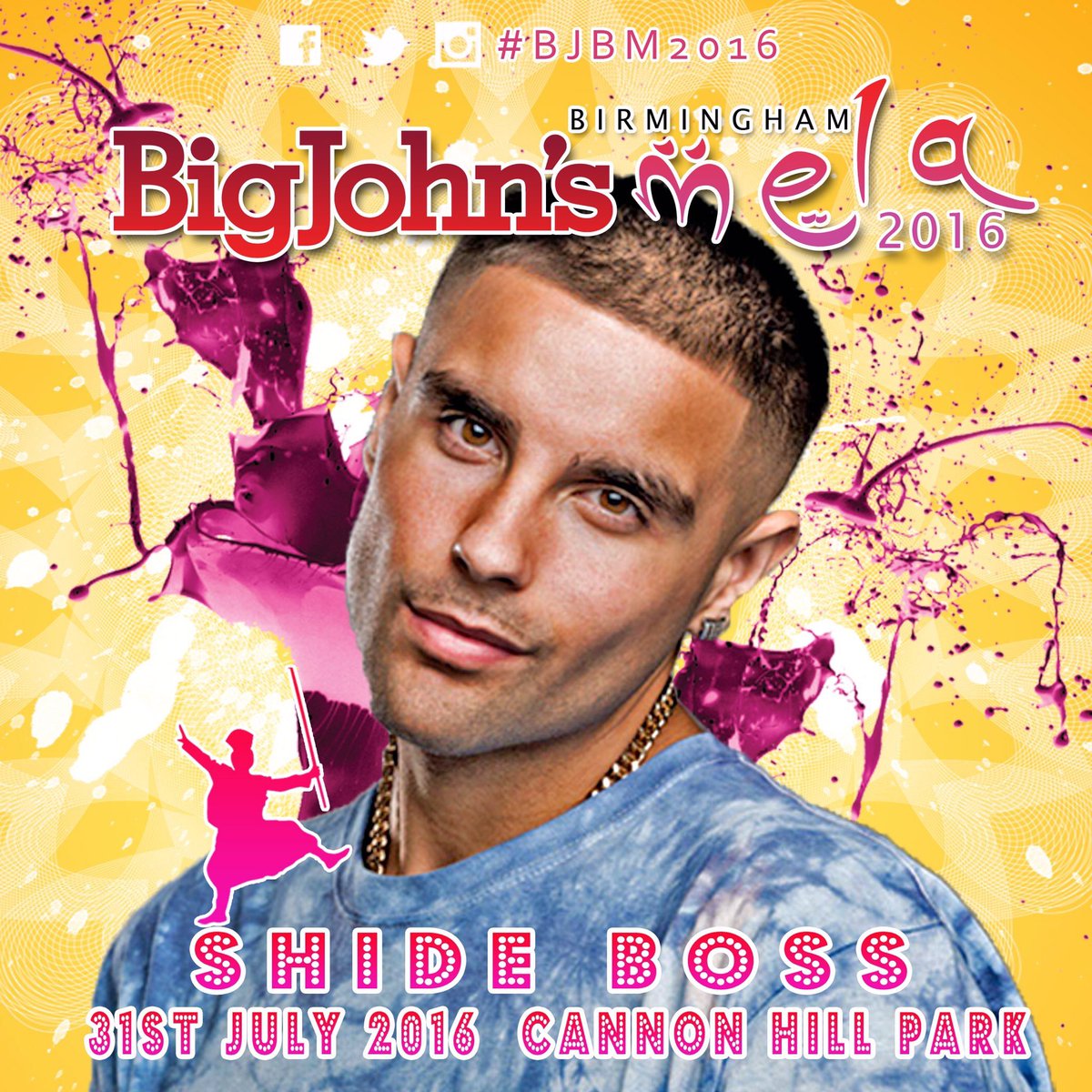 mariamkhan29's tweet photo. Birminghammmm #TeamShideBoss are you ready?? Be at @BigJohnBhamMela tomorrow to see @shideboss 🎤 🙌🏽 🎶 #BJBM2016 https://t.co/TSU39VQtmL