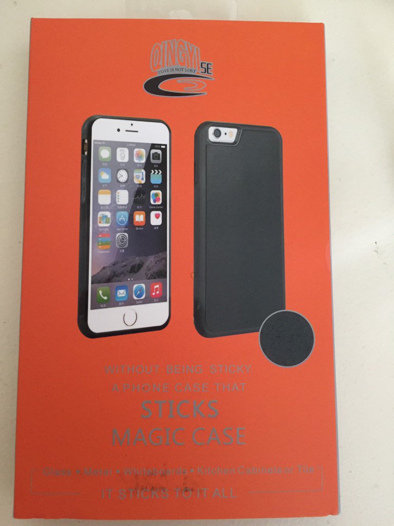AlenaLugovkina's tweet photo. Magic case arrived! Yayyyy #magiccase #iphone #likeSpiderMan https://t.co/a30Dg4fof8