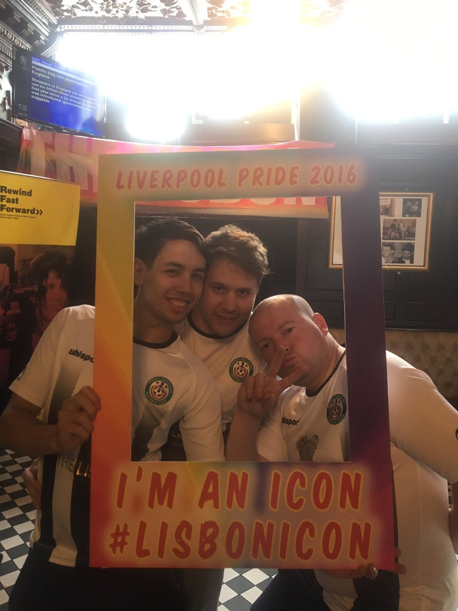 merseymfc's tweet photo. @TheLisbon #pride #liverpoolicons #lgbt https://t.co/d5cSRQsrKV
