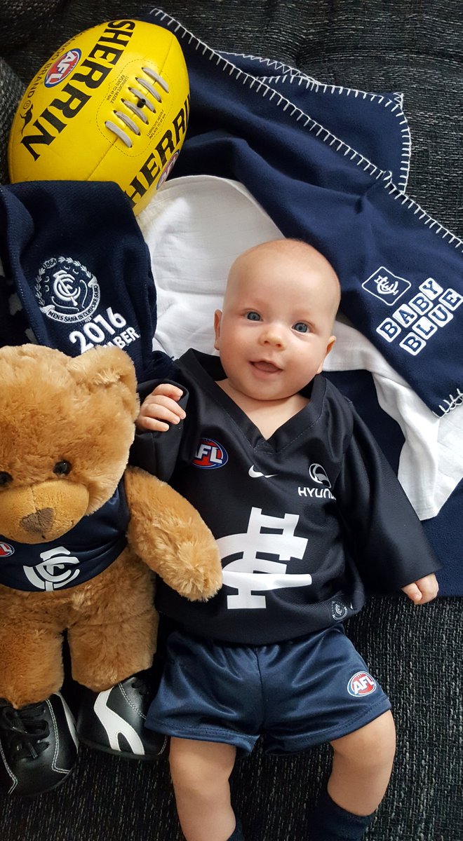 Westy_5's tweet photo. @CarltonFC Czech Republic's newest Baby Blue member, Jack. Super proud of the boys' effort again! #BoundByBlue https://t.co/nK5qZ0GiPq