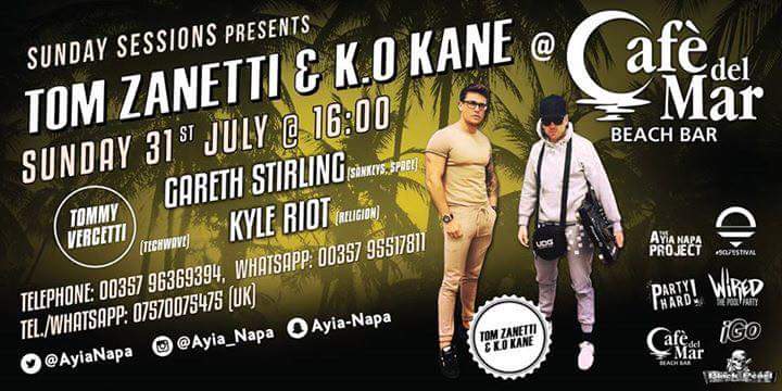 ayianapa's tweet photo. Everyone in Ayia Napa is buzzing for @TomZanettiTZ and @kokanedj at Cafe del Mar tomorrow! https://t.co/VDUMLwAxxY