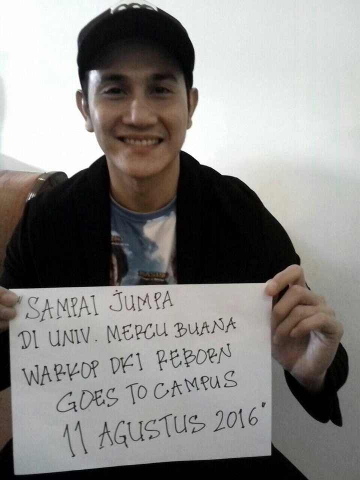 Ayo buat calon maba yg ingin menyaksikan penampilan pemain warkop dki reborn. Silahkan dtg kekampus