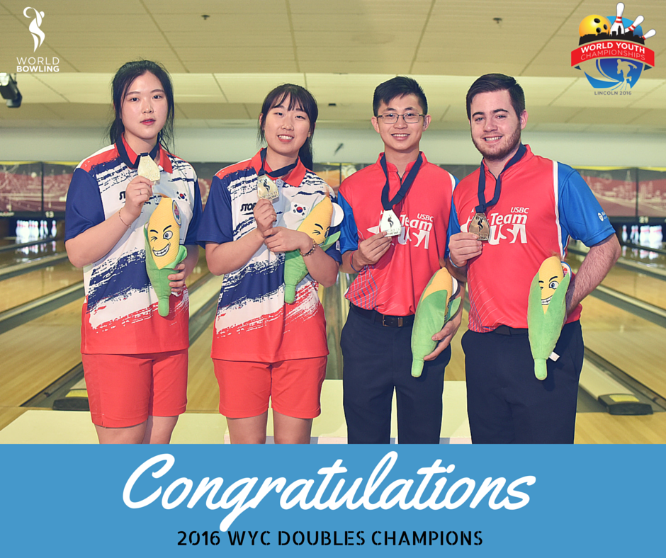 strikecloudapp's tweet photo. WYC 2016 Doubles Champions #2016WYC #worldbowling https://t.co/G1snYcm7Wu