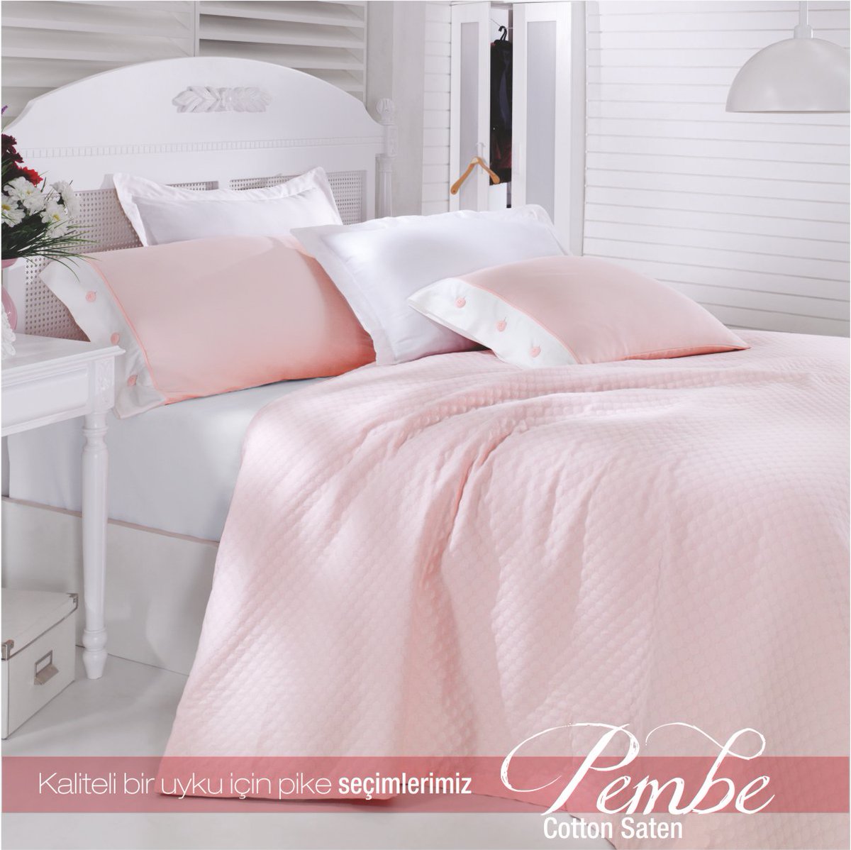 Kaliteli bir uyku için Cotton Saten / Pembe - 3051003
#cottonbox #piketakımı #piqueset #specials #cotton