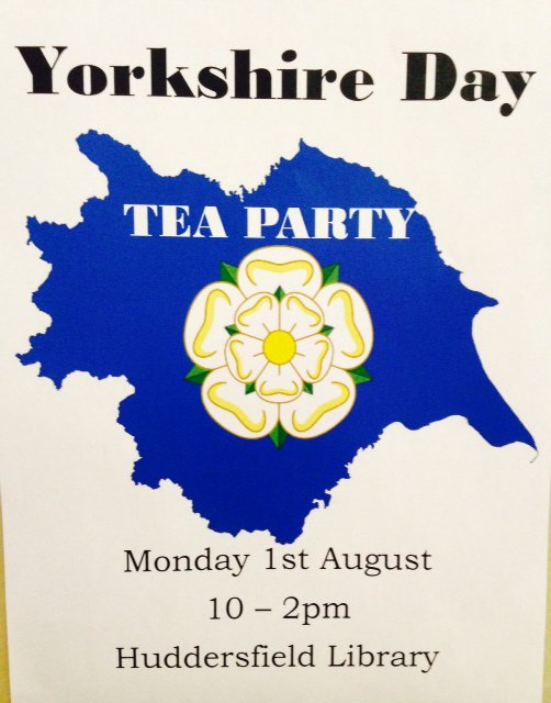 moreHudds's tweet photo. Celebrate #Yorkshireday with us, at the #Huddersfield Library #kirklees https://t.co/ZYk0f0yjHw
