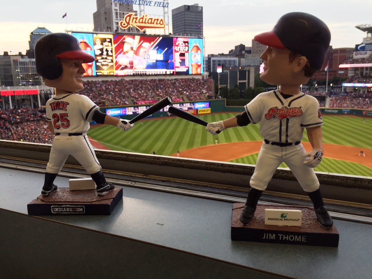 CleGuardians's tweet photo. We have TWO signed Thome bobbles! 

RT by 2PM for your chance to win one! RULES: https://t.co/KNn4EOnGX7 #TribeHOF https://t.co/bE9oFj03vQ