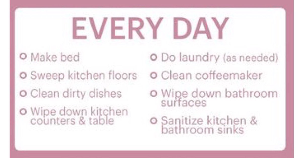 Qn2B's tweet image. Daily tasks #teamorganize #clutterless