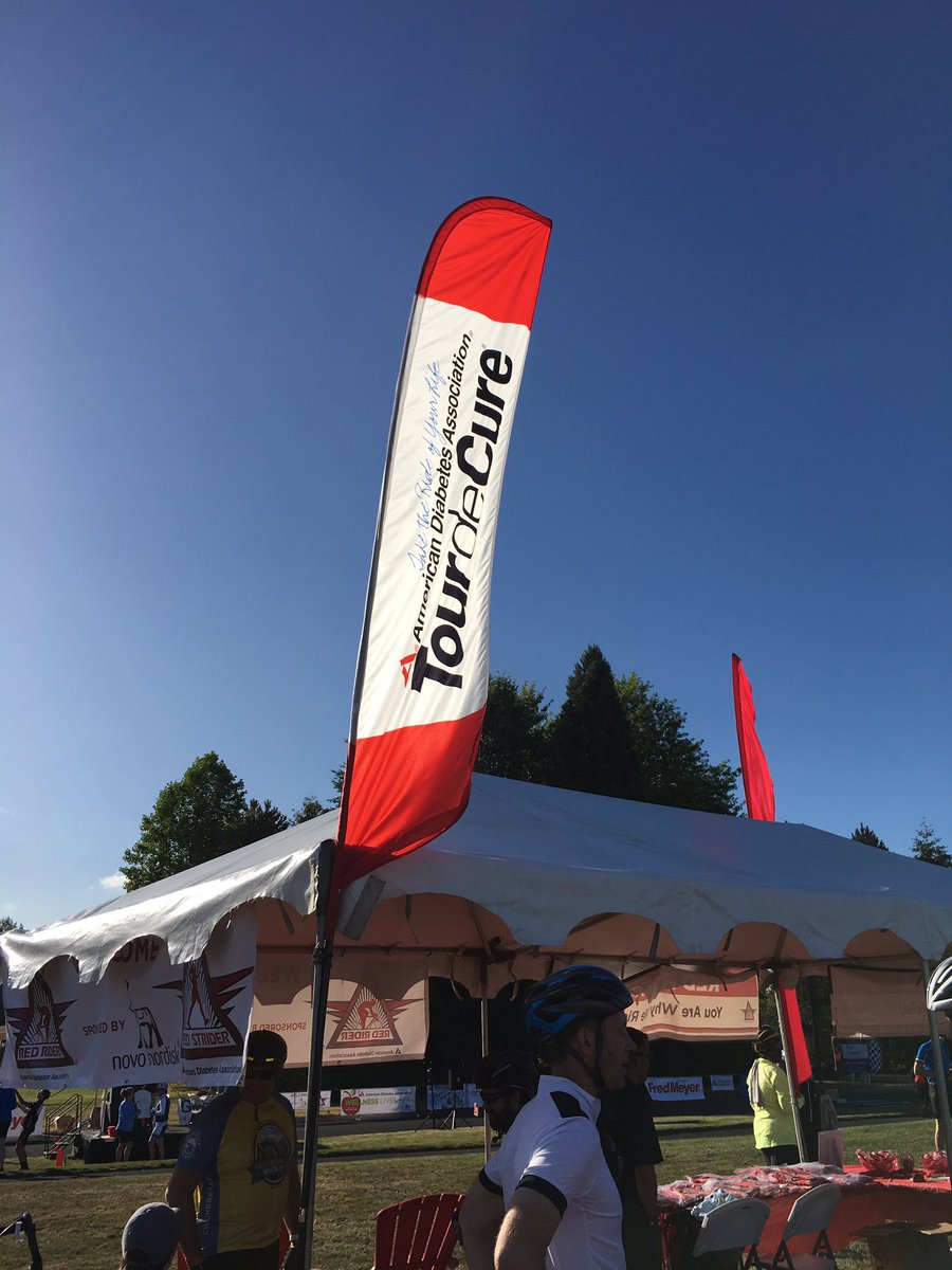 TourDeCureORWA's tweet photo. It's Tour day!!! Celebrating 25 years! #whyiridepdx #stopdiabetes https://t.co/5TipF0VcQZ
