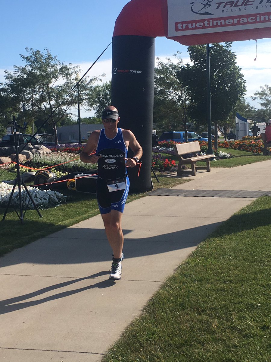 Congrats to <a href="/rasmussen_c/">Chris Rasmussen</a> of <a href="/RasmussenFord/">Rasmussen Ford</a> on his big PR today at the Storm Lake Kiwanis Sprint Tri!