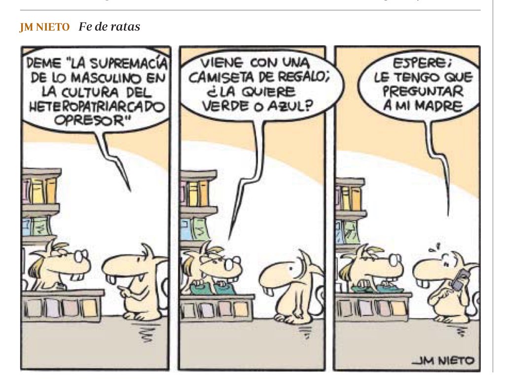 kenzi_mori's tweet photo. El evidente machismo cotidiano.
Grande, @HUMORJMNIETO en @abc_es 
@CarrascoAntonia @javi_any https://t.co/VMYNHRRssc