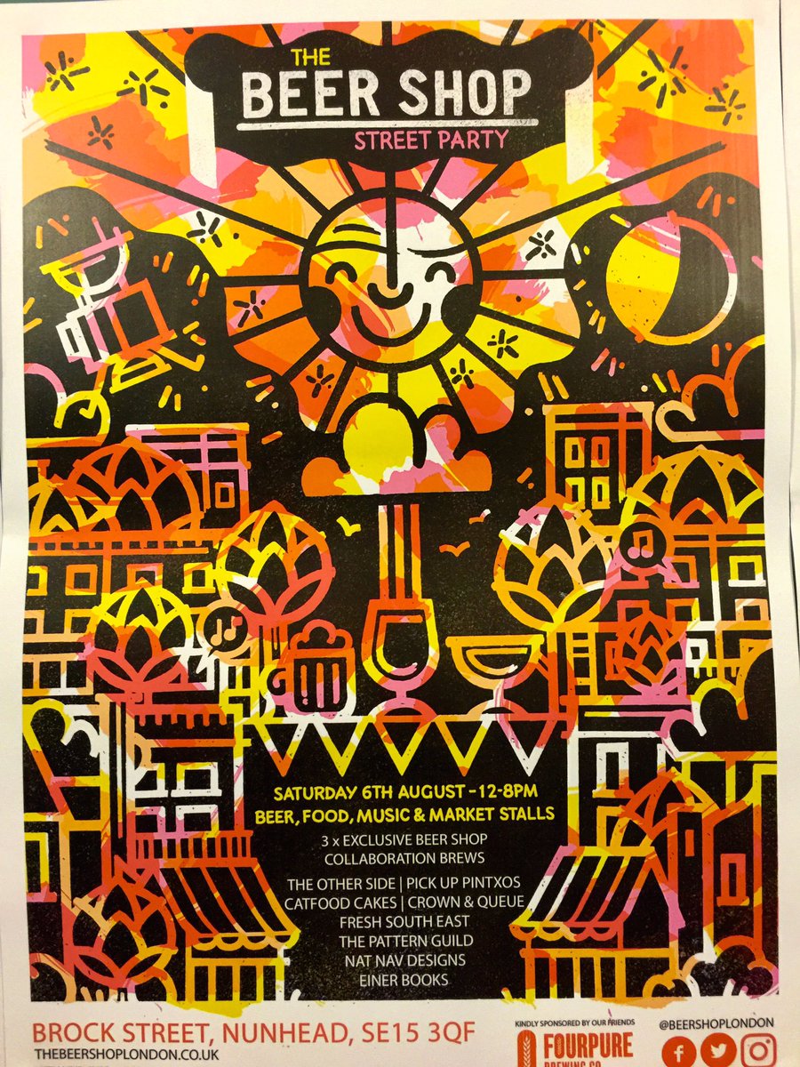 Love a good street party - date for the diary. Thanks for putting this on <a href="/beershoplondon/">The Beer Shop London</a> #Nunhead
