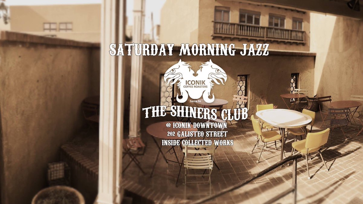 Come out for some old timey jazz at Iconik Downtown!  Every Saturday 10 AM to noon.
