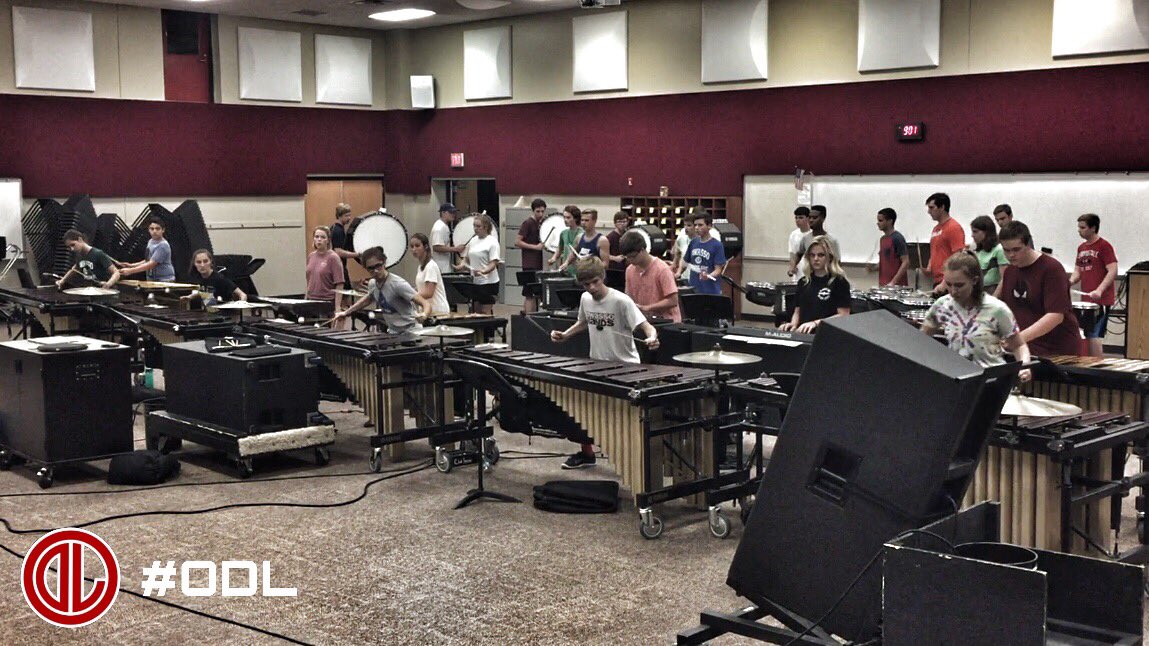 OwassoDrums's tweet image. First percussion ensemble of the season! #ODL16 #OwassoHS #YamahaDrums #WeAreInnovative #EvansDrumheads