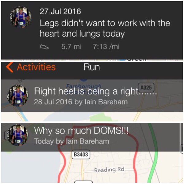 stravawankers's tweet image. How many excuses can you think of for a bad run?! Come on Iain. Man up lad.