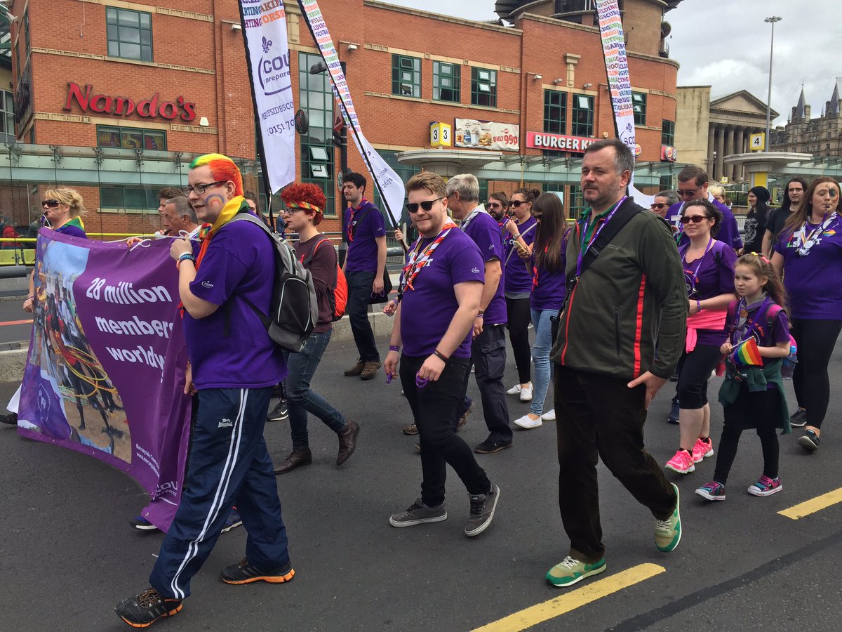 MerseysideScout's tweet photo. And so it begins....... Make some noise. @liverpoolpride #liverpoolicons https://t.co/3gIgss0A9Z