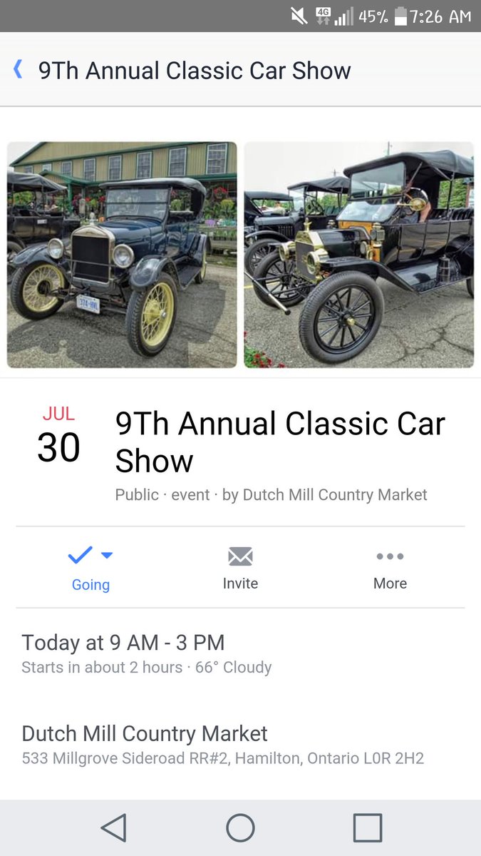 DutchMillMarket's tweet photo. Join us for our 9th Annual #ClassicCarShow 
#today 8AM-3PM 
#BBQ 11AM-3PM 
#Breakfast 8AM-1PM
#HamOnt #BurlON https://t.co/O699rCfq0D