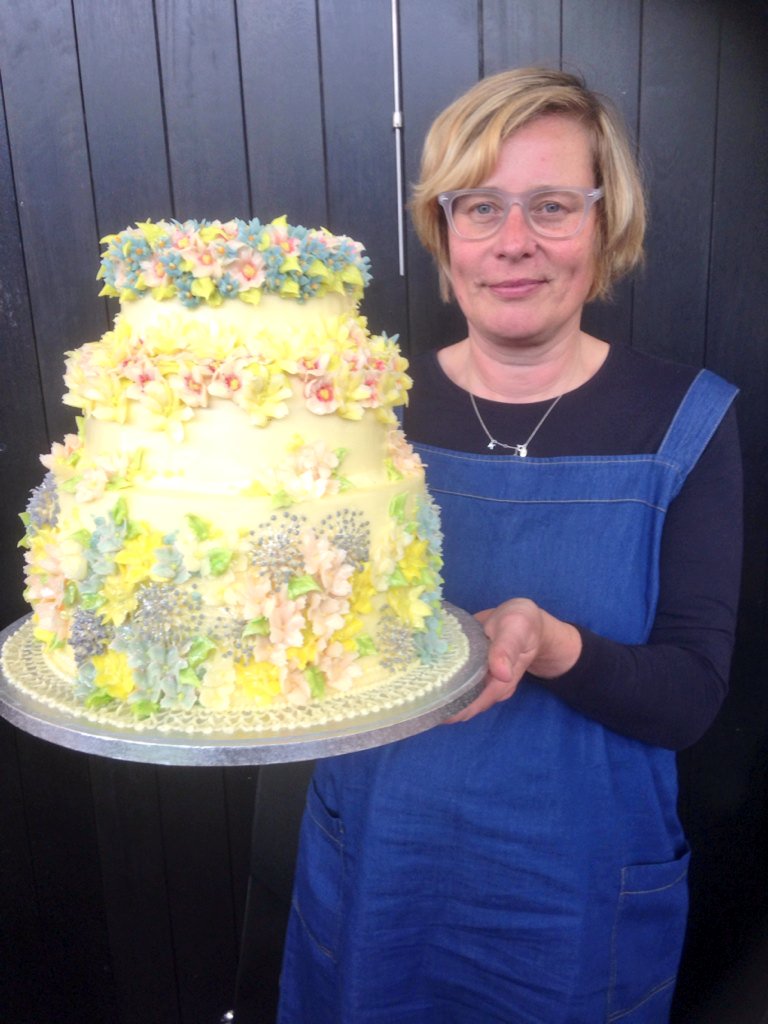 Candy flossing, glass decorations (sold by Jessica and Michelle Leader) or amazing cakes made by Katja Seatlor