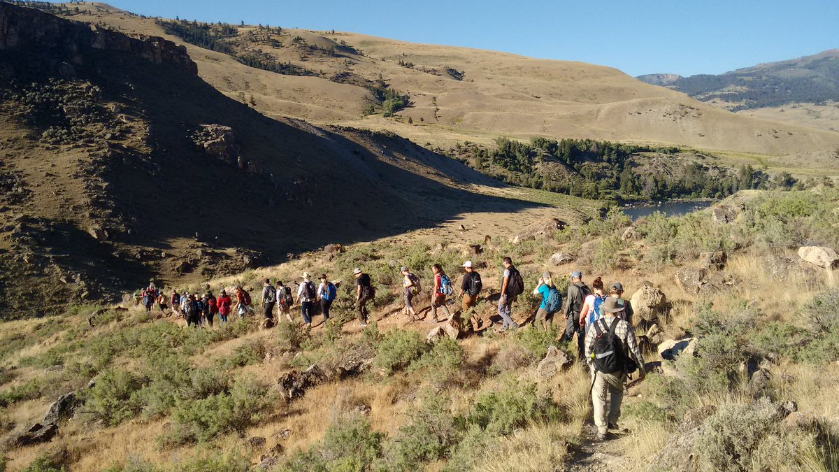 d_giovannelli's tweet image. Here the long #earlycareer science snake going down Bear Creek for the #samplingday #dcoss16 #PostcardFromTheField