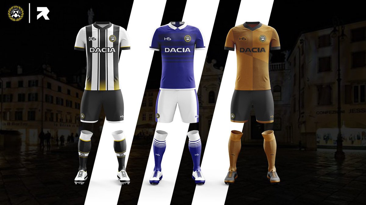 RevolveDesigns's tweet photo. Udinese Home, Away and Third concept kits. #conceptkits https://t.co/aBVaKLfMPI
