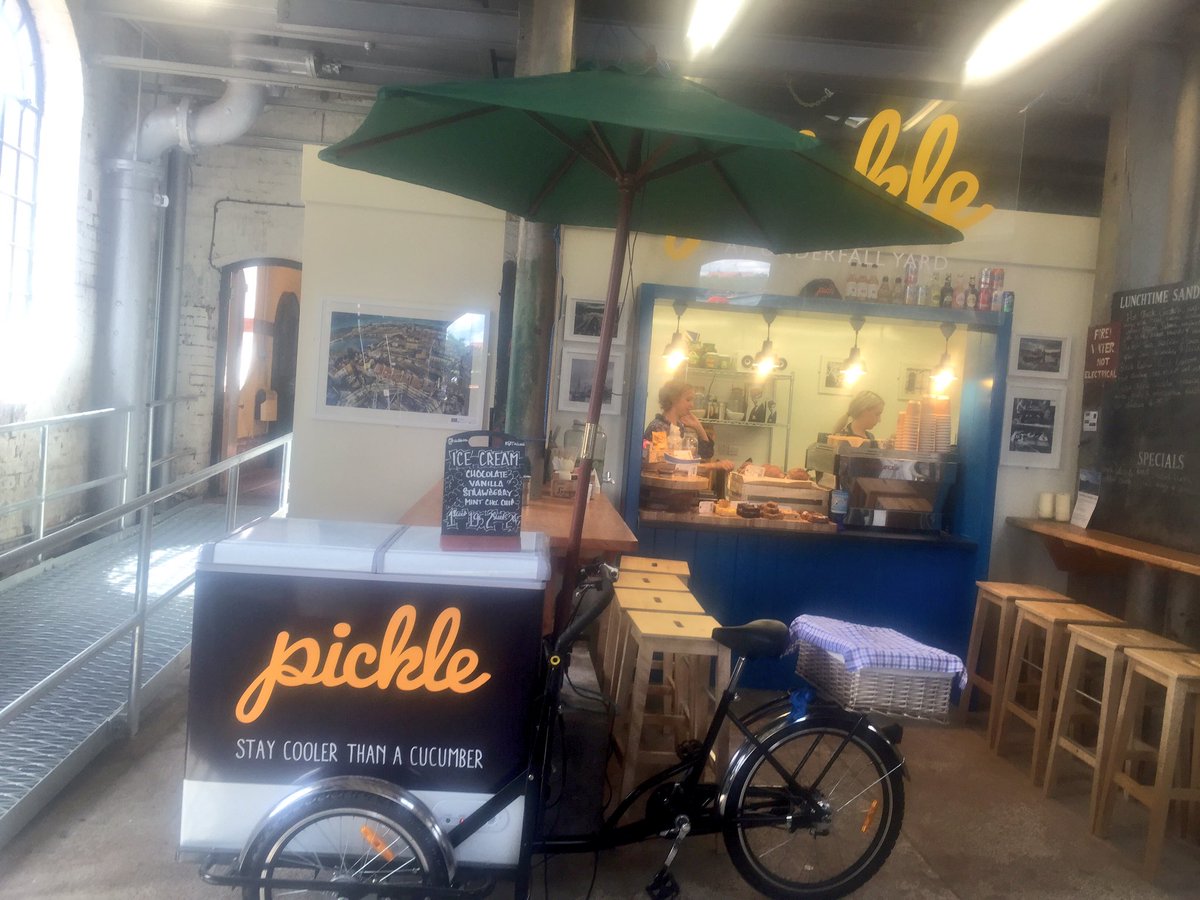 underfallpickle's tweet photo. Open for business. Come and sit in the sun with an icecream - what better way to spend your Saturday ☀️🍦🍦#getonboard https://t.co/vkEZBcUJio