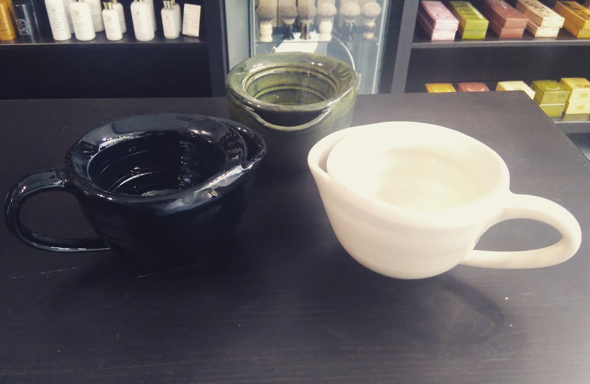 traditionshave's tweet photo. #handmade #shaving #scuttles each scuttle is individually crafted in #Ilkley #Yorkshire available in our #Leeds shop https://t.co/idcMmzHmoz