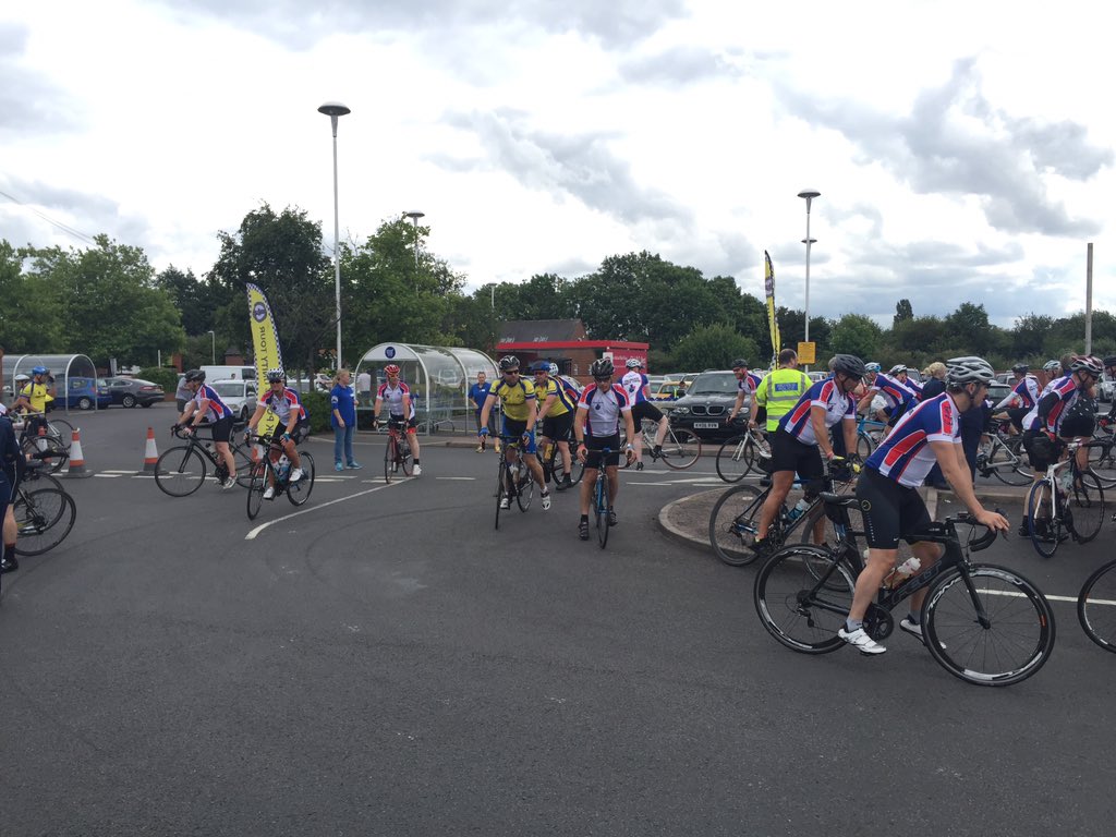PolUnityTourUK's tweet photo. The tour has now arrived at @Tesco Hinckley with @DppTeam @swpcardiff @UK_COPS #WeRideForThoseWhoDied https://t.co/RbIsse5BRA