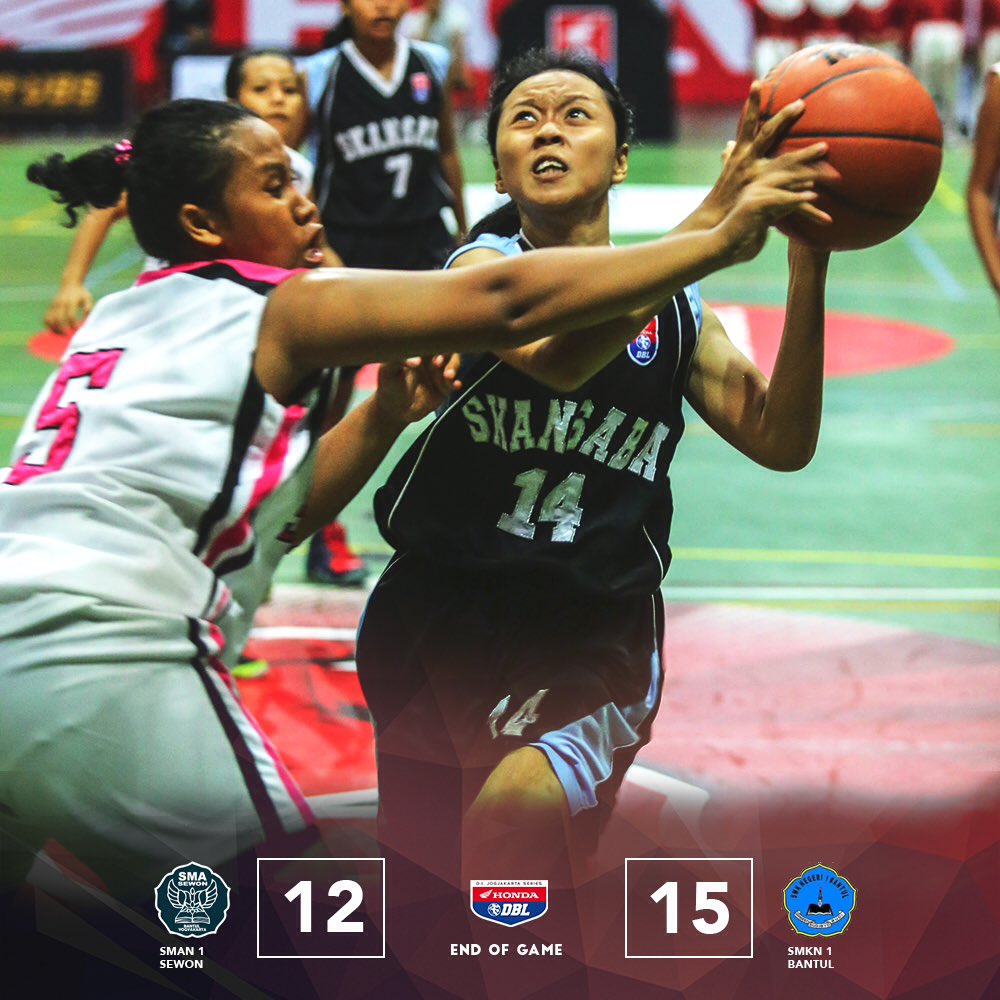 Selamat tim putri SMKN 1 Bantul! #HondaDBLJogjaSeries2016