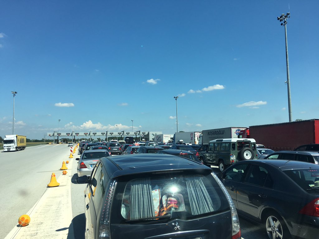 Beograd suddenly seems far away ... #optimisticstartofbalkantour