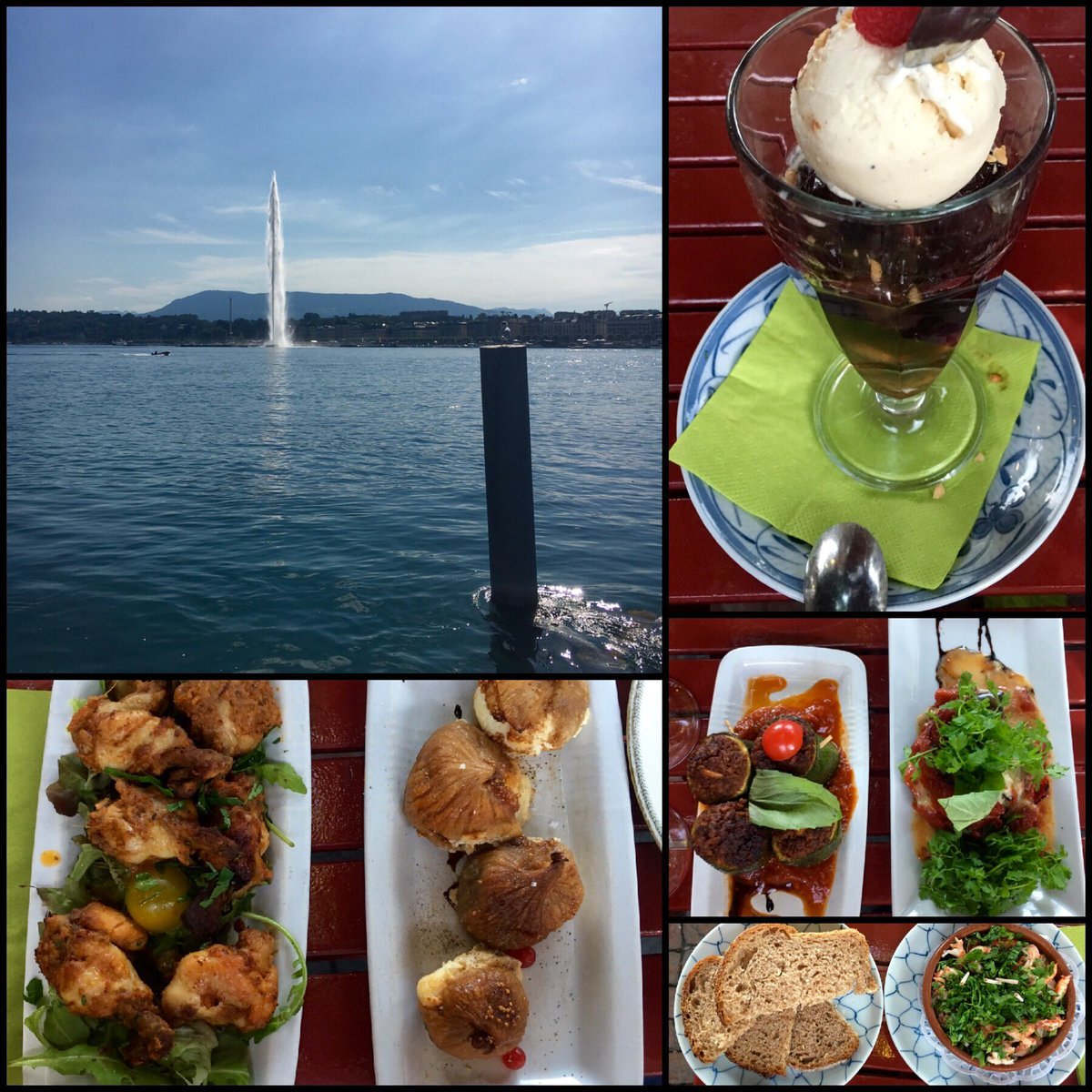 OMOTG's tweet photo. Gorgeous meal at #CottageCafe #Geneva 😍 #VisitGeneva #sunshine #icecream https://t.co/t7rLhiBZts