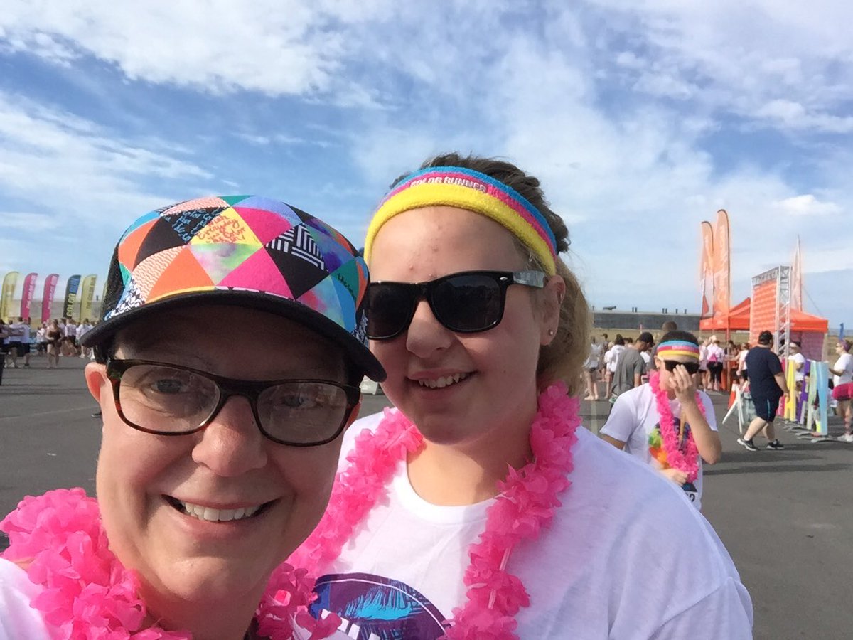 Blackapron's tweet image. #happiest5k #ColorRun2016 #Kingston