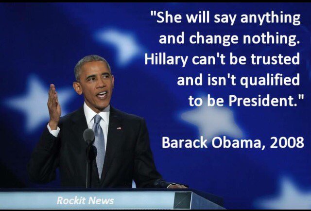 AHSMWC's tweet photo. @realdonaldtrump plagerized l from POTUS on @hillaryclinton https://t.co/0TBFSA8nii
