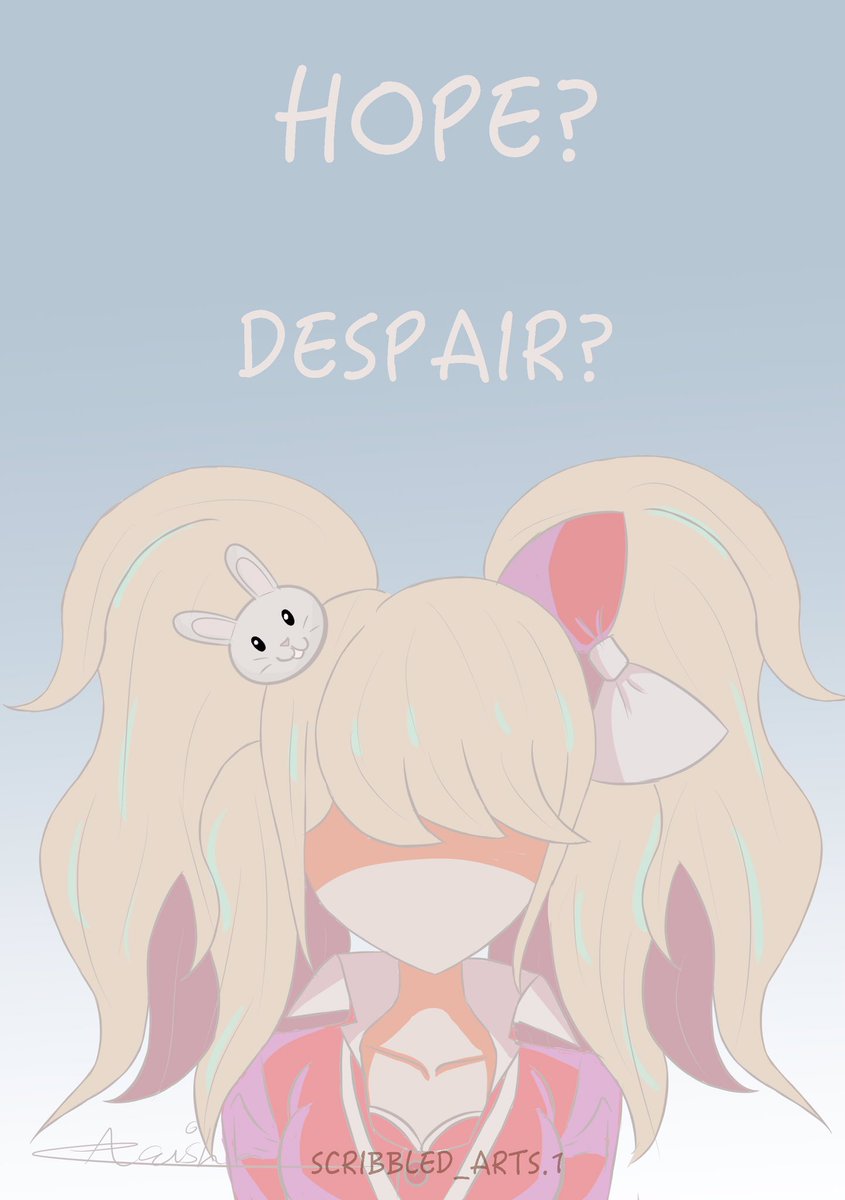 scribble_chan's tweet image. Many thought this is junko enoshima XD #junko #danganronpa