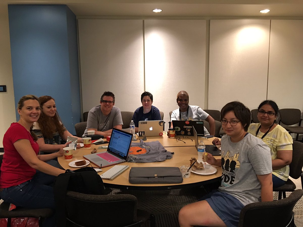 UIBusyBetty's tweet image. #WWCATLHack #WWCode breakfast