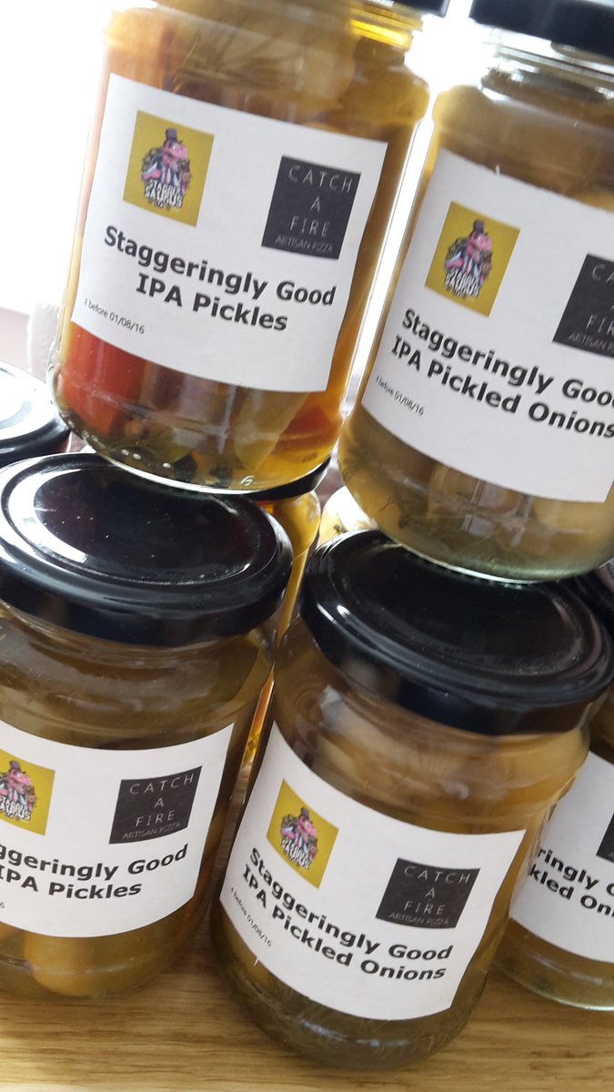 FirePizzas's tweet photo. A few extras ready for @StaggeringBeer summer party! #chocbrownie with #postimpactporter frosting! #IPApickles https://t.co/IY6me0eUUJ