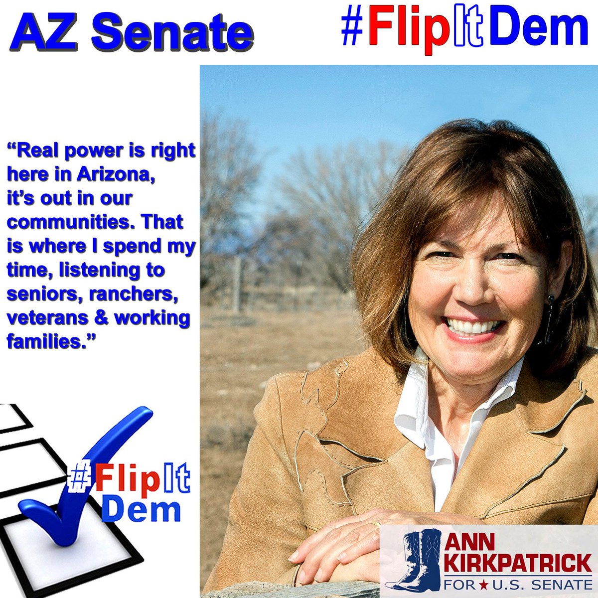 chartsNcharms's tweet photo. We need to retire McCain this fall & put him out to pasture... Please vote for Ann Kirkpatrick #FliptDem in AZ! https://t.co/oD4z4LApY2