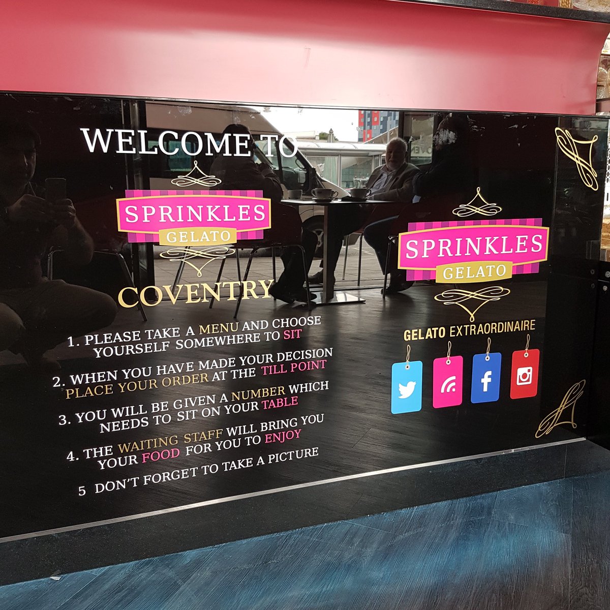 SprinklesGelato's tweet photo. Now Open Hales Street Coventry at The Old Fire Station #sprinklesgelato #sprinkles #sprinklestime https://t.co/VXgp6O1Jkm