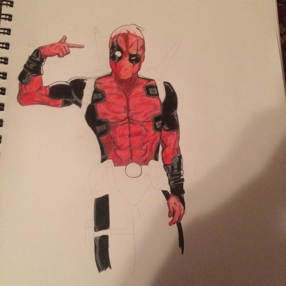 Its_Rugged's tweet photo. A little work in progress. #Deadpool #skullpoopl https://t.co/NNf0EM9fay