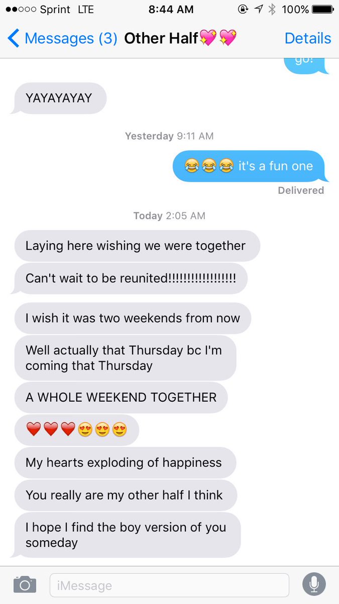 abby_kai's tweet photo. waking up to texts like this >>> @Halle_Madden #bestfriendtexts https://t.co/HNKYeZ7qHg