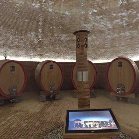 #PodereLeRipi and the #GoldenCellar during night