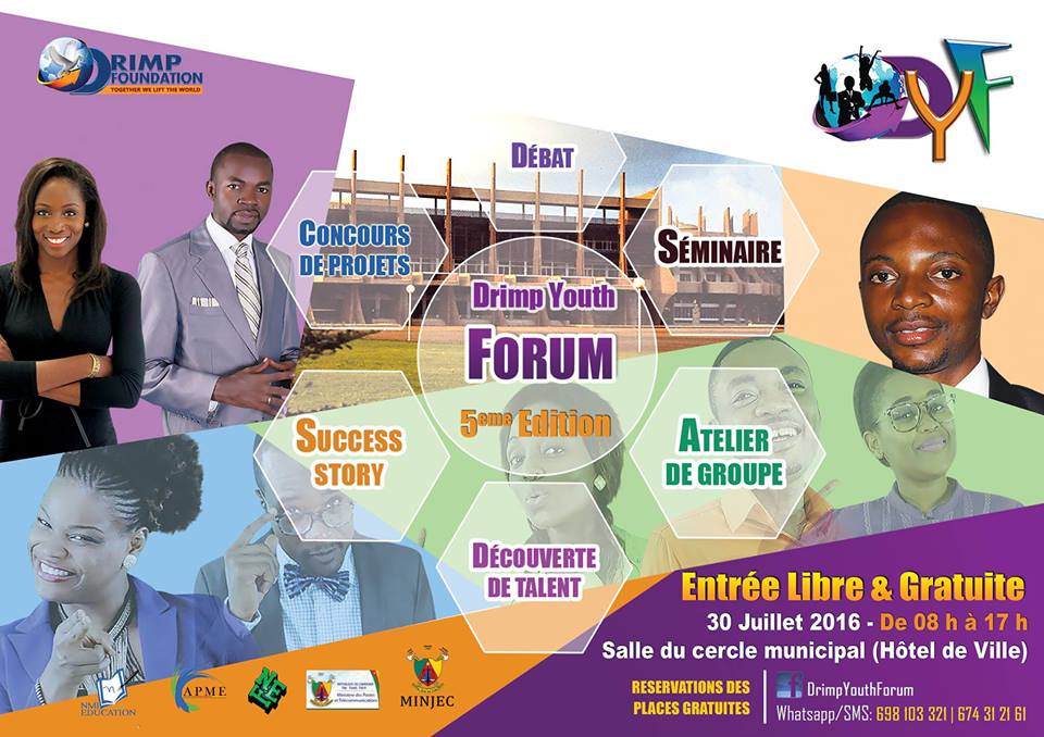 CandaceNkoth's tweet photo. Join me now @ #DRIMP Youth Forum in Yaounde. Will be talking about the use of #digital tools in growing a business.😊 https://t.co/vXSsk4gnZI