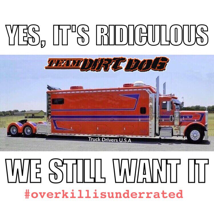 teamdirtdog's tweet photo. #overkillisunderrated https://t.co/bIlFNiJcAX