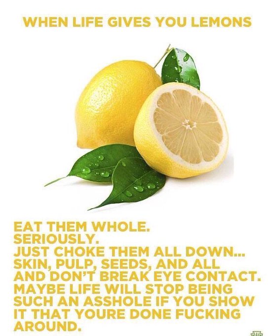 Show that lemon you aren't a bitch! 👏🏻😂 https://t.co/q89bNfzrG7<a href="/tag/sailormoon"class="tags"><span>#sailormoon</span></a>