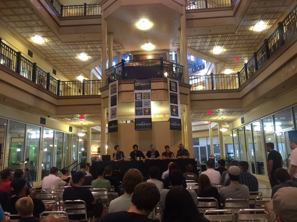 TheGameCase's tweet image. Enjoying #CreateCon so cool to see these guys in person!