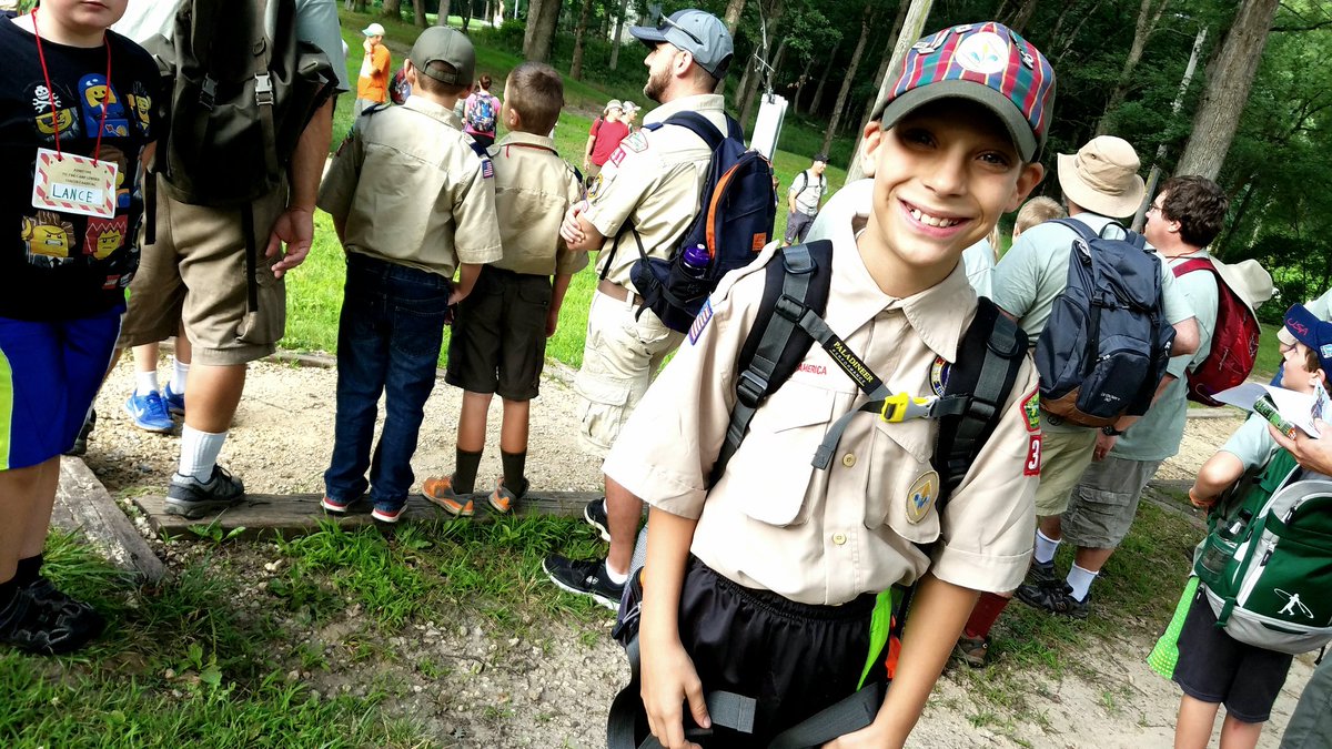 bookofroman's tweet photo. First morning of @thecubscouts camp at beautiful (and humid) #CampLowden. #proudscouter #proudfatherhood https://t.co/xhrt1ls3Zf