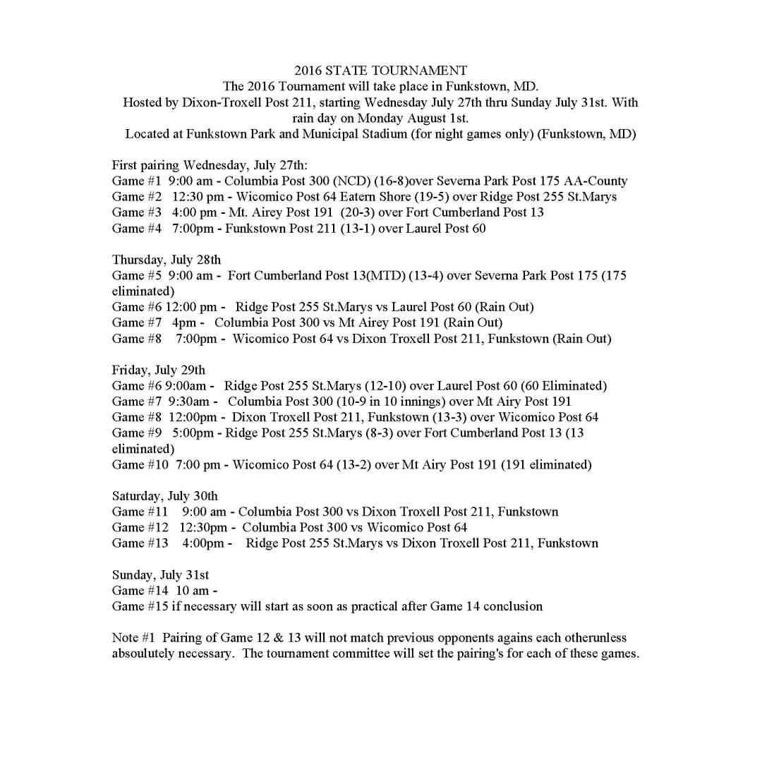 md_legion's tweet photo. update on MD Legion Baseball Tournament #LegionBaseball https://t.co/RRXnf44TQ4