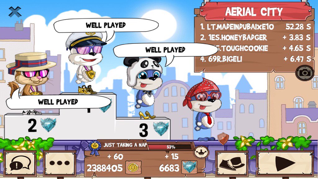 TakeFlight1996's tweet photo. Get on my level, son! #funrun2 #honeybadger #Toughc00kie #Bigeli https://t.co/DAYjcJC4D5