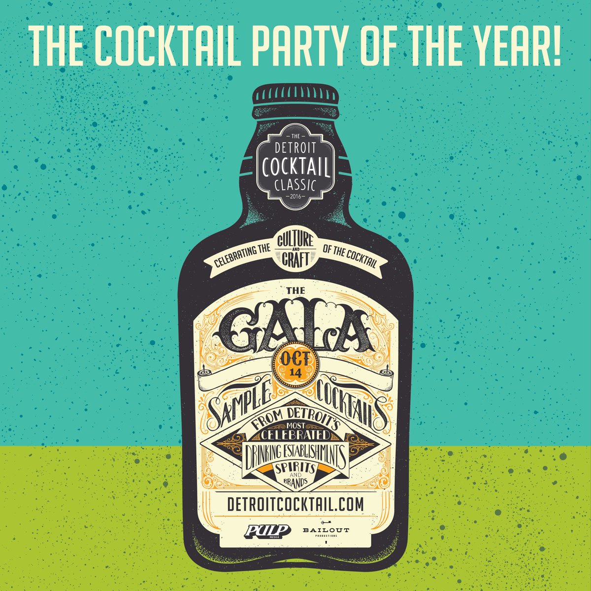 DetroitCocktail's tweet image. The Cocktail Party of the Year returns on 10/14 in @EasternMarket ! Earlybird Tix: bit.ly/detroitcocktai…