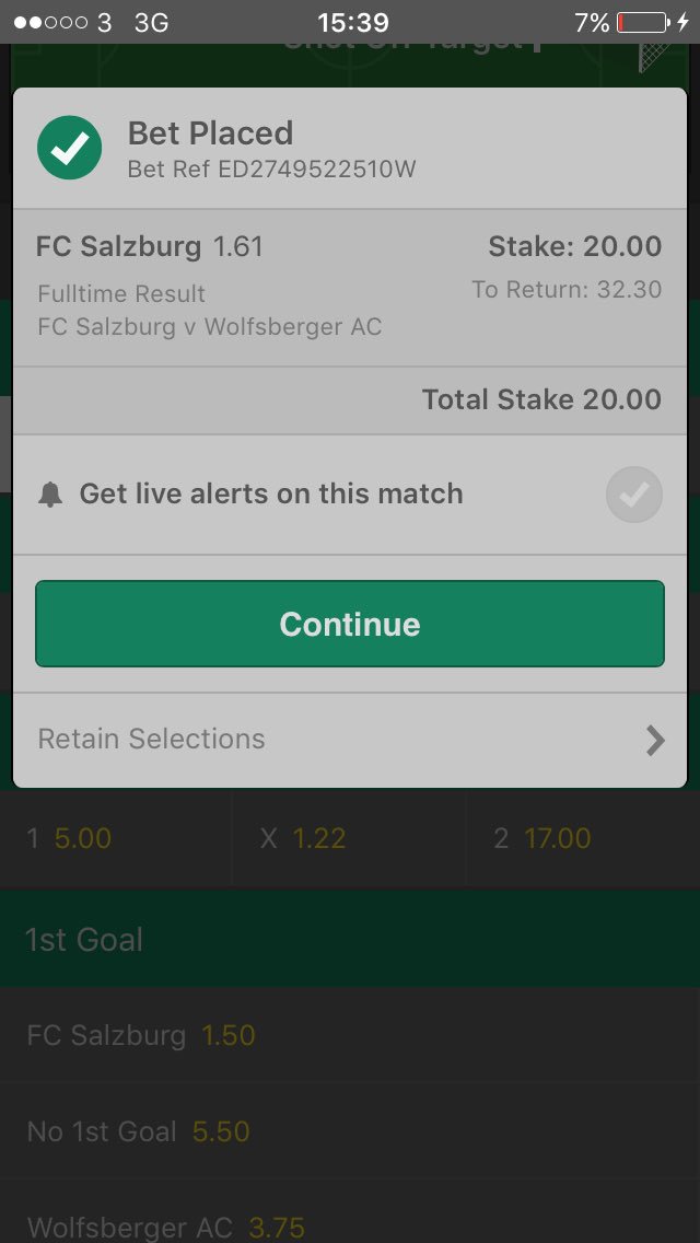 WolfyTips's tweet image. #inplay Salzburg won this division last season and have a full squad out today expecting them to win this