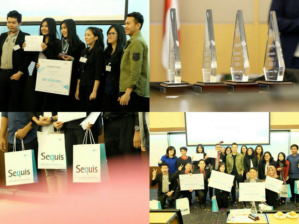 SequisOFFICIAL's tweet photo. Selamat dari #SequisOnline untuk para pemenang #Marketition2016! https://t.co/nLzVZyonpi