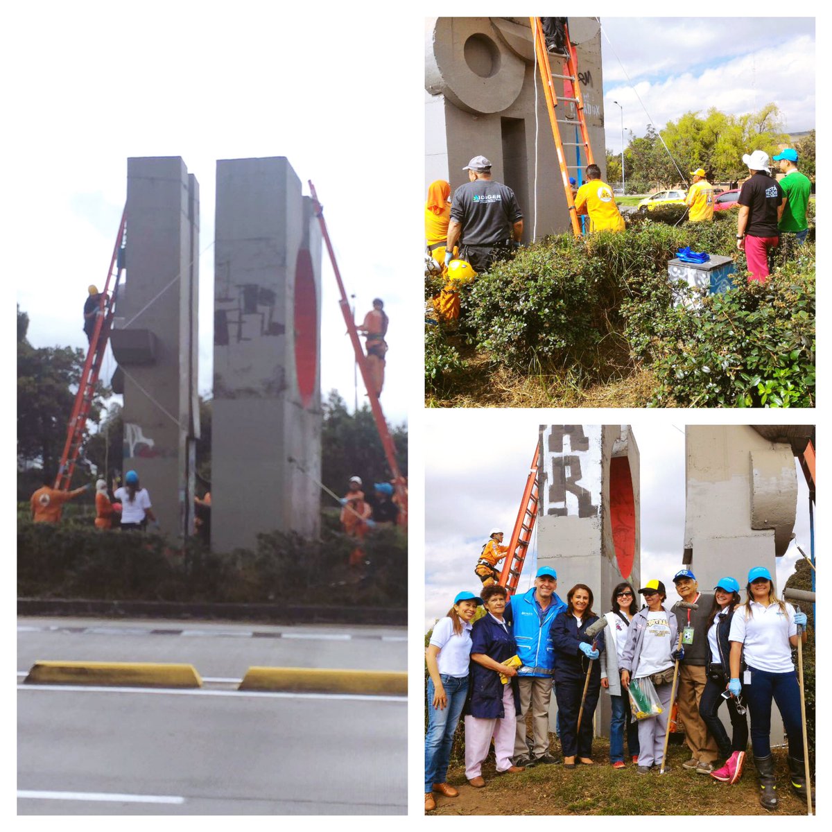 IDIGER's tweet photo. Seguimos trabajando porque #MiEspacioEsBogotá #BogotáMejorParaTodos #Intiwatana https://t.co/VSOdd4ikQF